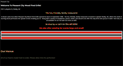 Desktop Screenshot of pleasantcitywoodfiredgrille.com
